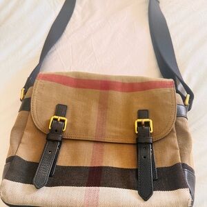 Authentic Burberry messenger bag
